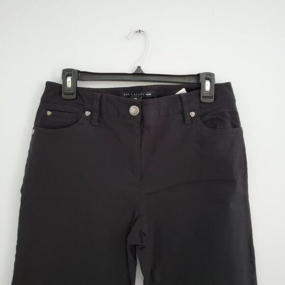 Zac & Rachel Black Straight Pants Size 10 Petite - Picture 3 of 10